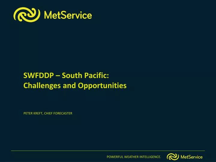 swfddp south pacific challenges and opportunities