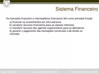 sistema financeiro