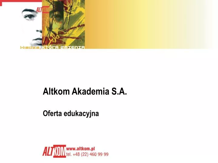 altkom akademia s a oferta edukacyjna