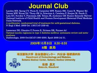 journal club