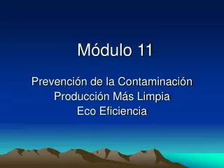 m dulo 11