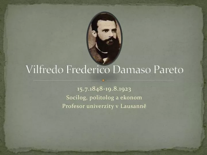 vilfredo frederico damaso pareto