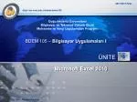 Microsoft Excel 2010 - slide 1