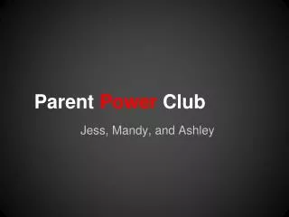 Parent Power Club