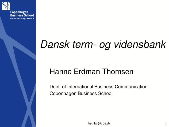 dansk term og vidensbank