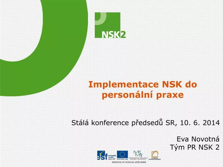 implementace nsk do person ln praxe