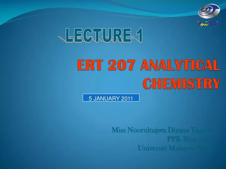 ert 207 analytical chemistry