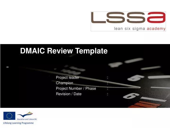 dmaic review template