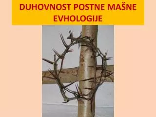 duhovnost postne ma ne evhologije