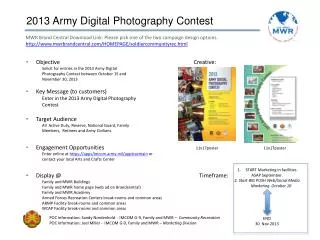 2013 Army Digital Photography Contest