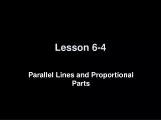 Lesson 6-4