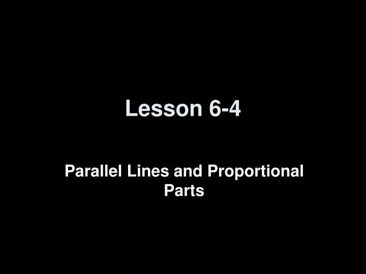 lesson 6 4