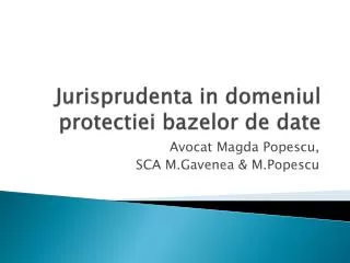 jurisprudenta in domeniul protectiei bazelor de date