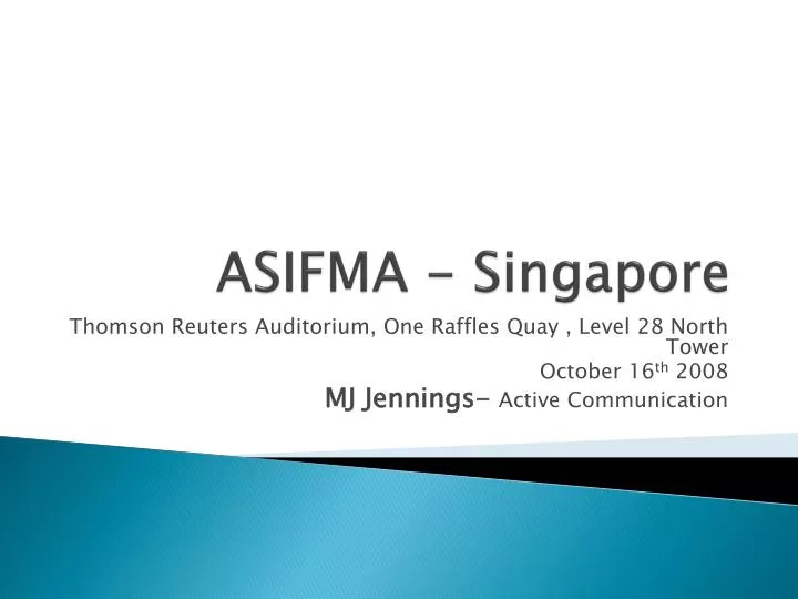 asifma singapore