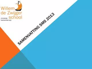 samenvatting sms 2013