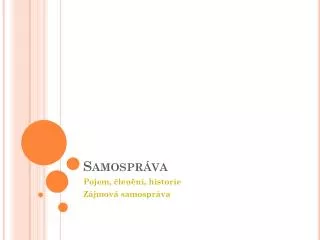 samospr va