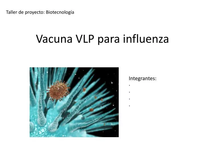 vacuna vlp para influenza