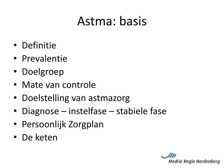 astma basis