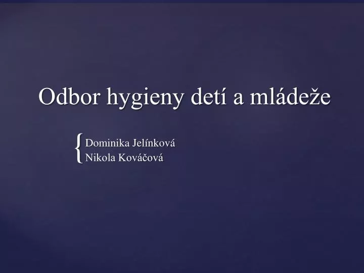 odbor hygieny det a ml de e