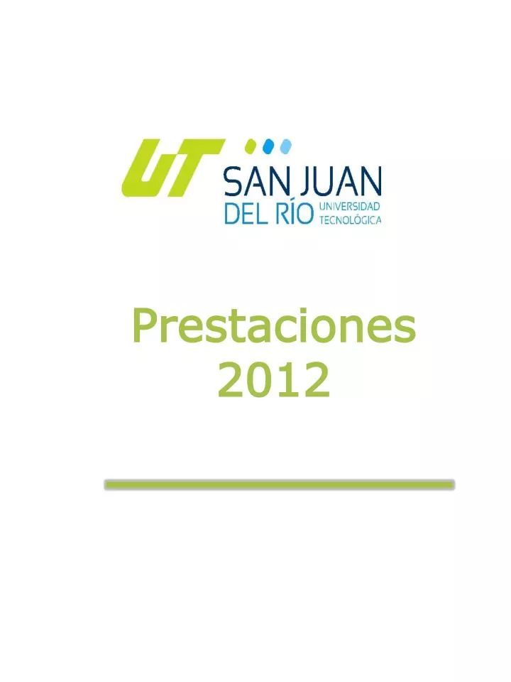 prestaciones 2012