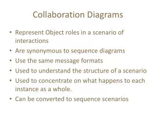 Collaboration Diagrams