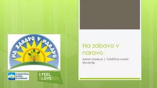 na zabavo v naravo