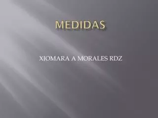 medidas