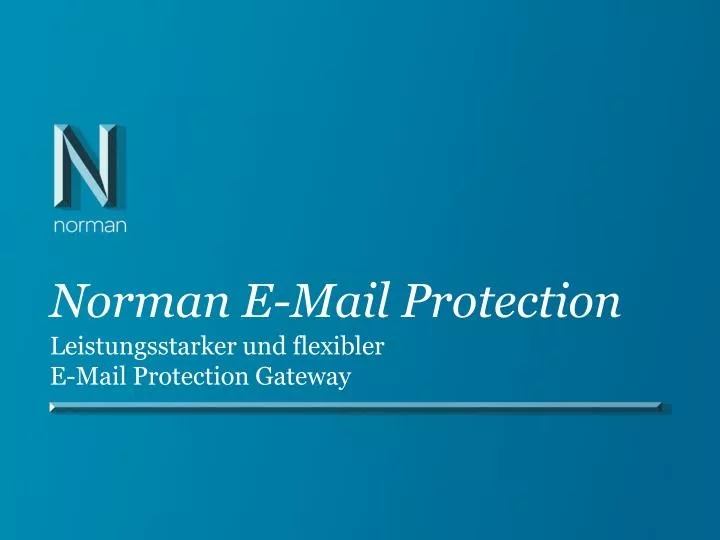 norman e mail protection