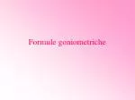 Formule goniometriche - slide 1