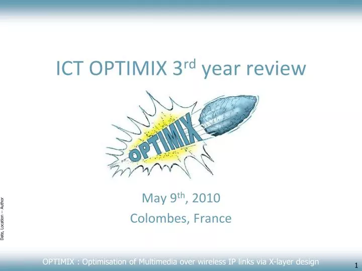ict optimix 3 rd year review