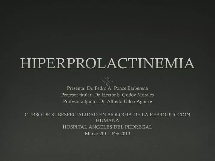 hiperprolactinemia