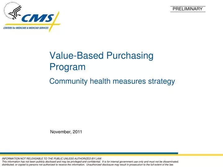 value based purchasing program
