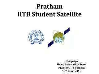 Pratham IITB Student Satellite
