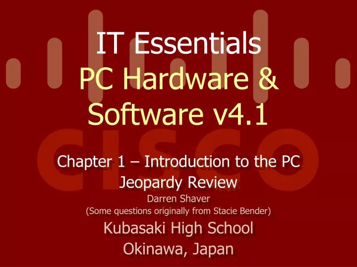 it essentials pc hardware software v4 1
