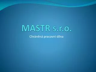 mastr s r o