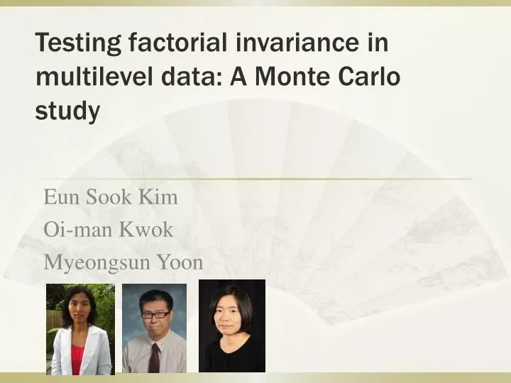 testing factorial invariance in multilevel data a monte carlo study