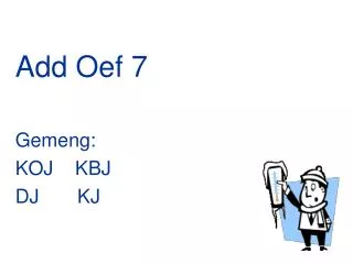 add oef 7