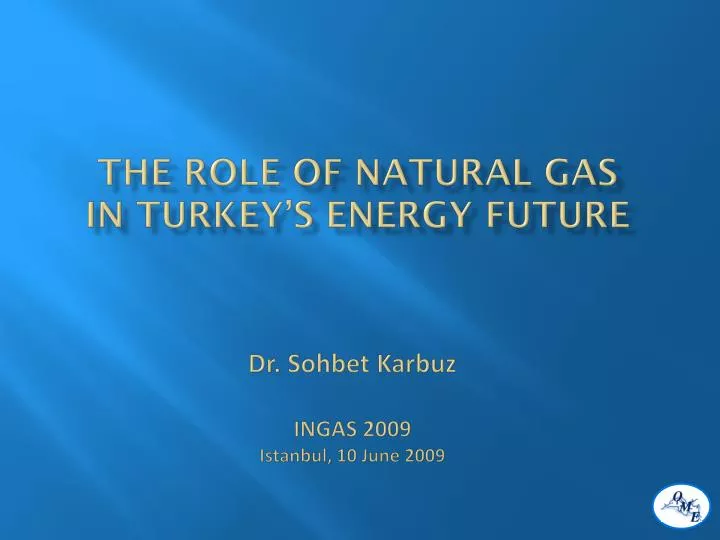 the role of natural gas in turkey s energy future