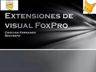 Extensiones de visual FoxPro