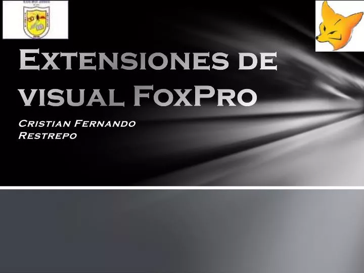 extensiones de visual foxpro