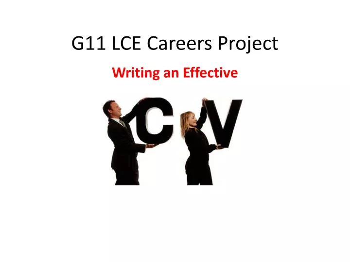 g11 lce careers project
