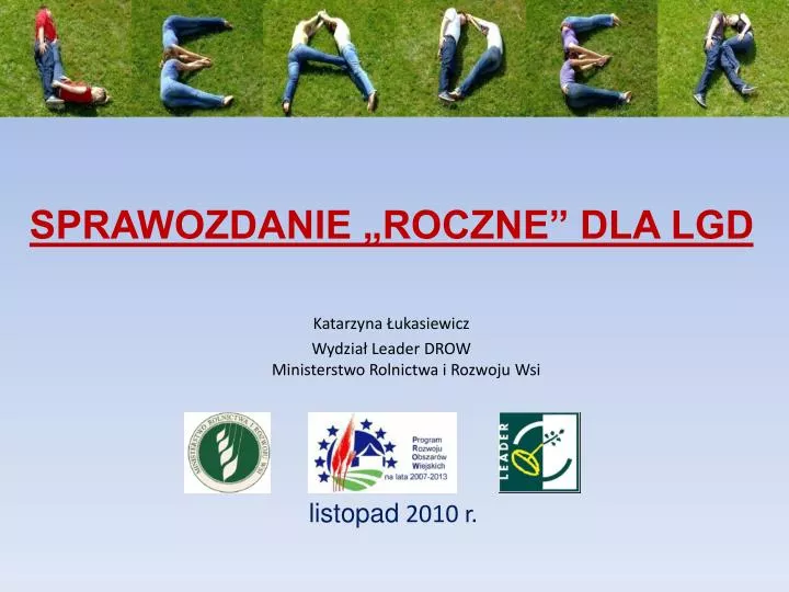 sprawozdanie roczne dla lgd