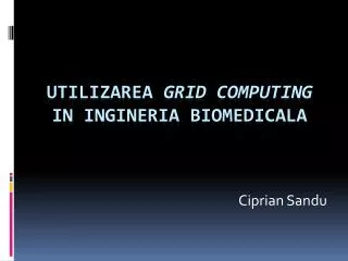 ciprian sandu
