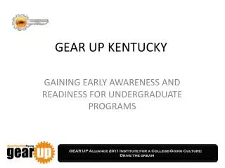 GEAR UP KENTUCKY