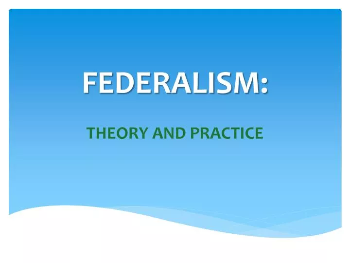 federalism