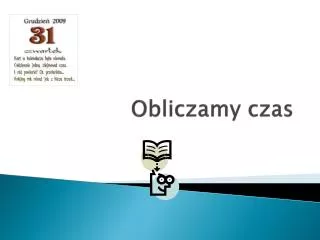 obliczamy czas