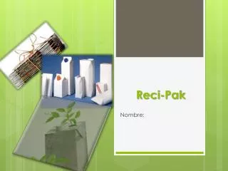 reci pak