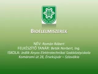 bio lelmiszerek