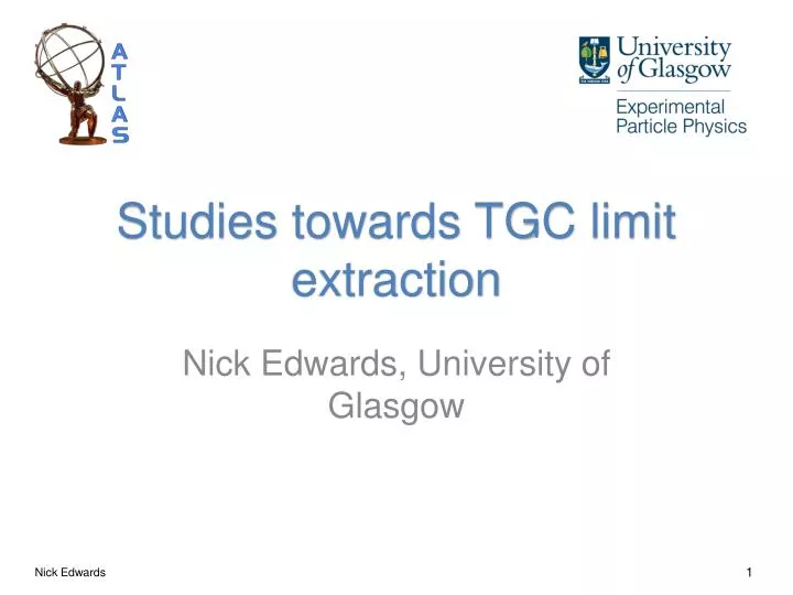 studies towards tgc limit extraction