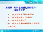 第四章　印制电路板的结构设计 　　　　及制造工艺 - slide 1